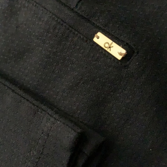 Calvin Klein textured slim fit pants - Picture 2 of 12